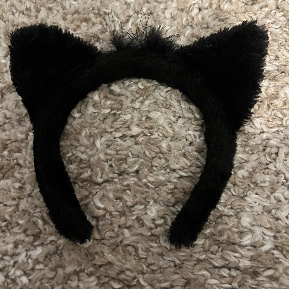 Black Cat Ear Headband